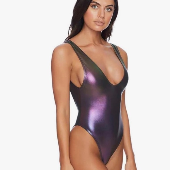 Sports Illustrated Iridescent Shine Swimsuit size 8 - Picture 15 of 16